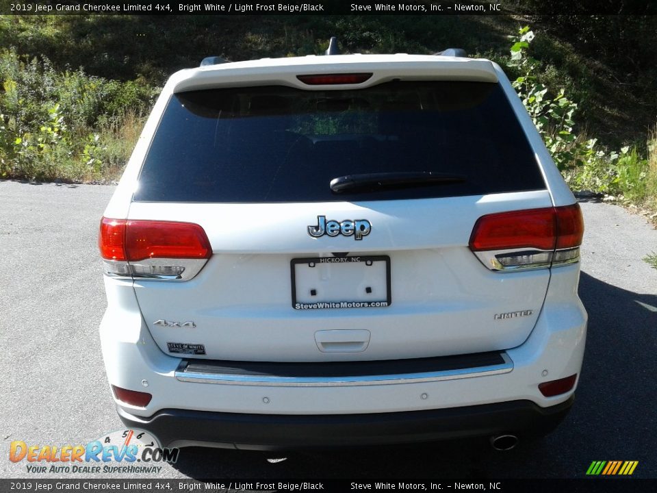 2019 Jeep Grand Cherokee Limited 4x4 Bright White / Light Frost Beige/Black Photo #10