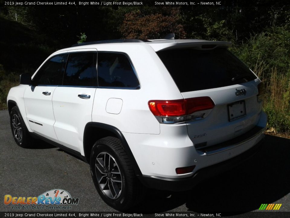 2019 Jeep Grand Cherokee Limited 4x4 Bright White / Light Frost Beige/Black Photo #11