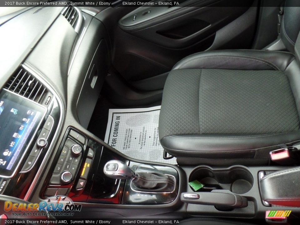2017 Buick Encore Preferred AWD Summit White / Ebony Photo #30