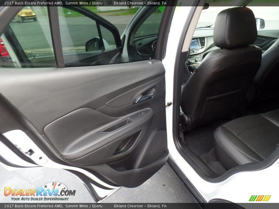 2017 Buick Encore Preferred AWD Summit White / Ebony Photo #32