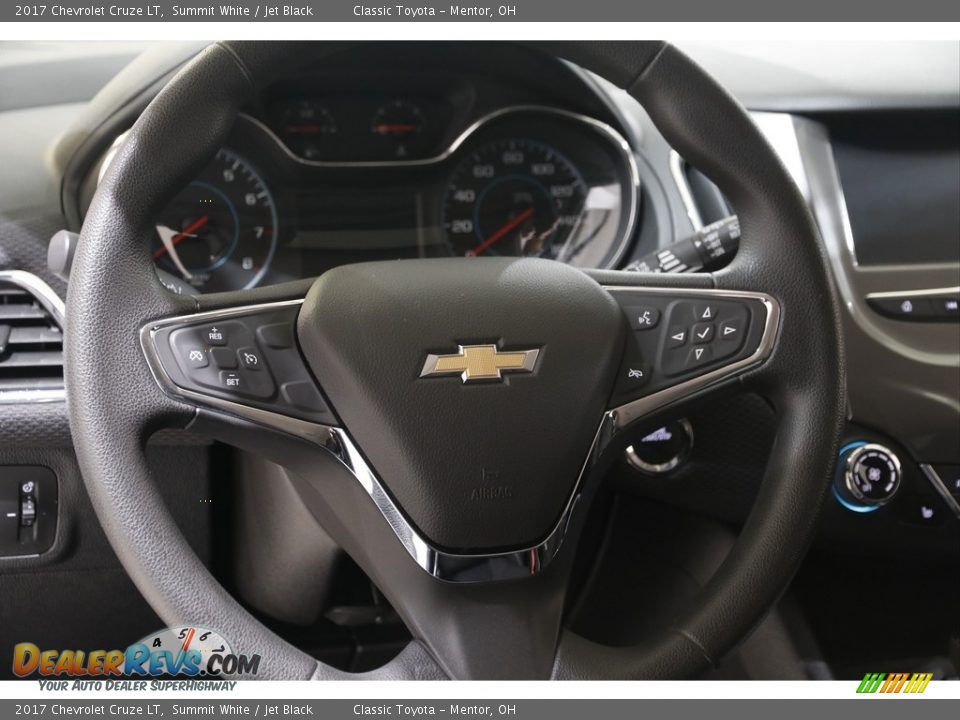 2017 Chevrolet Cruze LT Summit White / Jet Black Photo #7
