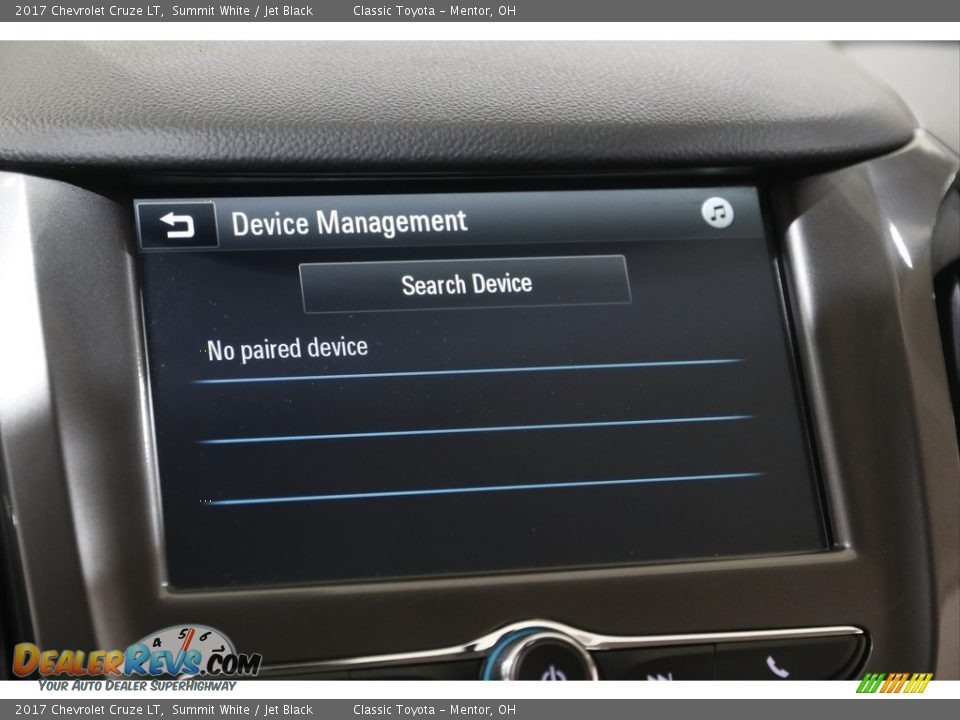 2017 Chevrolet Cruze LT Summit White / Jet Black Photo #11