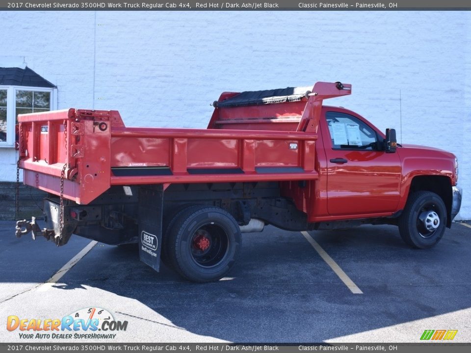 2017 Chevrolet Silverado 3500HD Work Truck Regular Cab 4x4 Red Hot / Dark Ash/Jet Black Photo #2