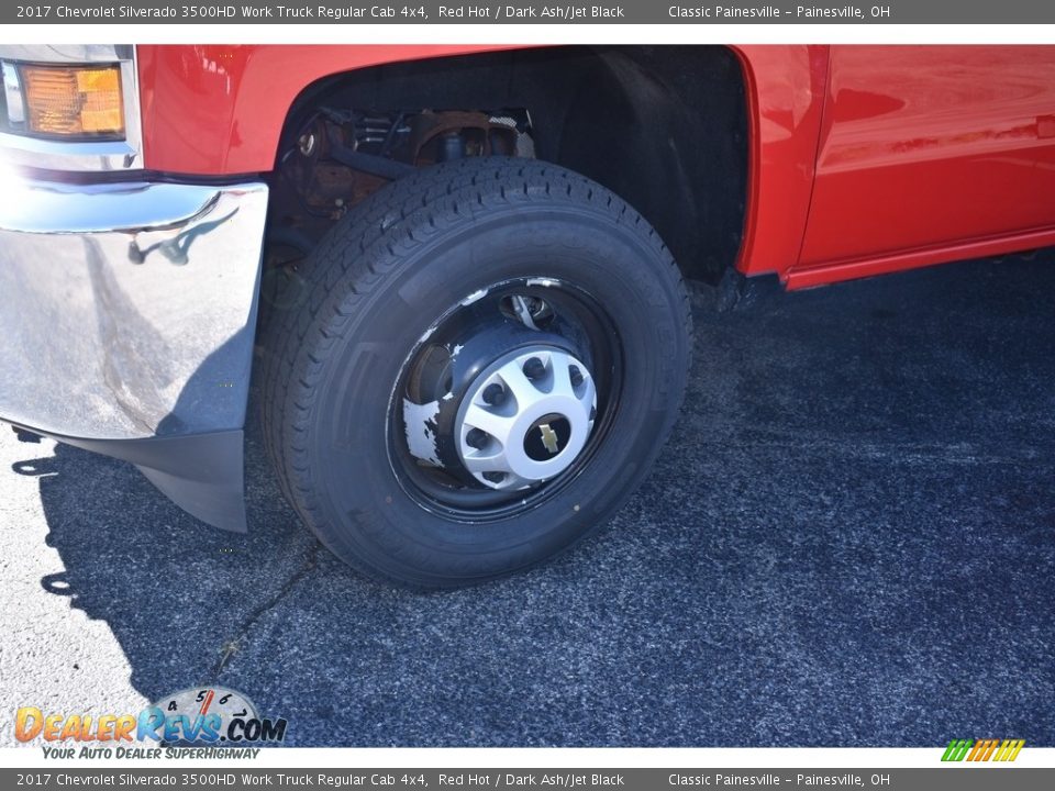 2017 Chevrolet Silverado 3500HD Work Truck Regular Cab 4x4 Red Hot / Dark Ash/Jet Black Photo #5