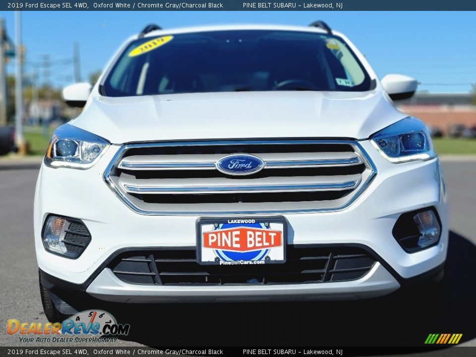 2019 Ford Escape SEL 4WD Oxford White / Chromite Gray/Charcoal Black Photo #12