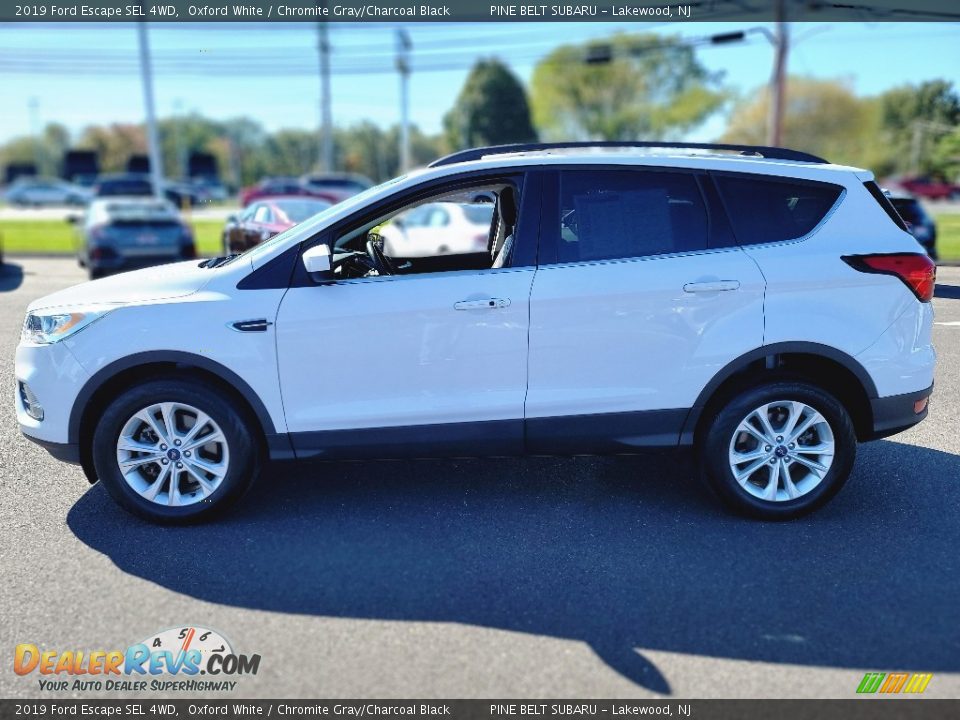 2019 Ford Escape SEL 4WD Oxford White / Chromite Gray/Charcoal Black Photo #13