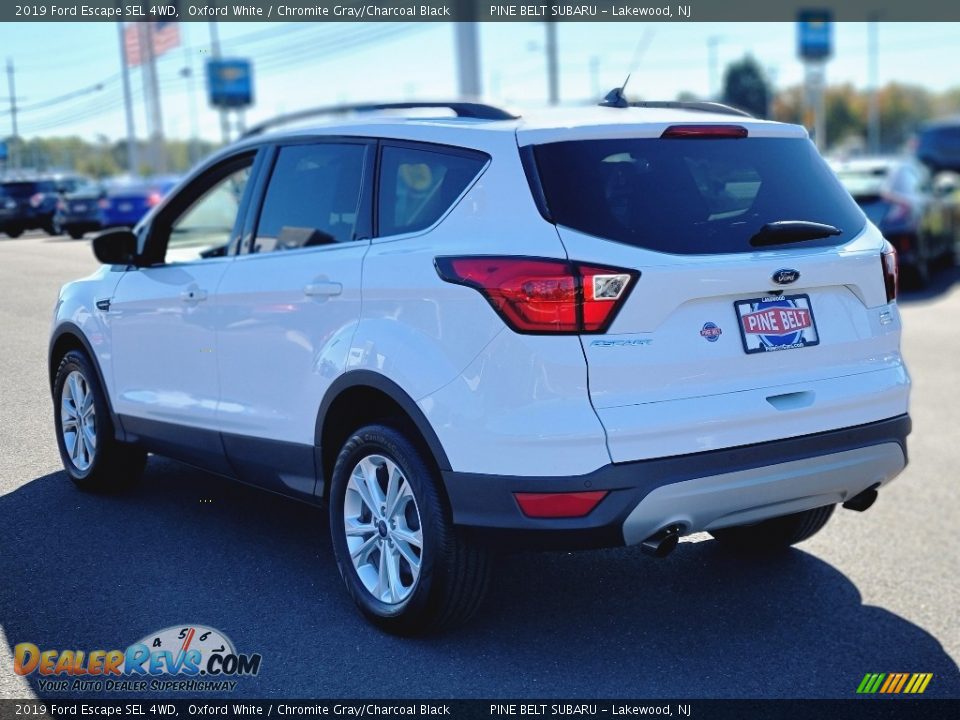 2019 Ford Escape SEL 4WD Oxford White / Chromite Gray/Charcoal Black Photo #15