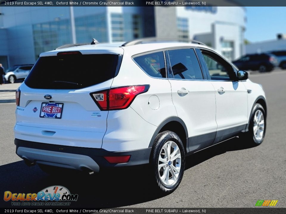 2019 Ford Escape SEL 4WD Oxford White / Chromite Gray/Charcoal Black Photo #17