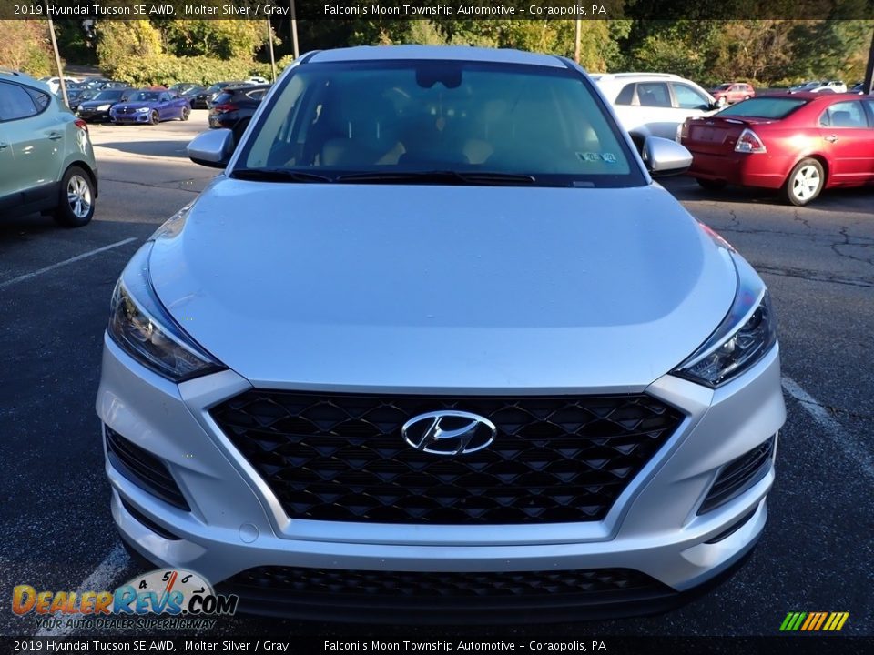 2019 Hyundai Tucson SE AWD Molten Silver / Gray Photo #3