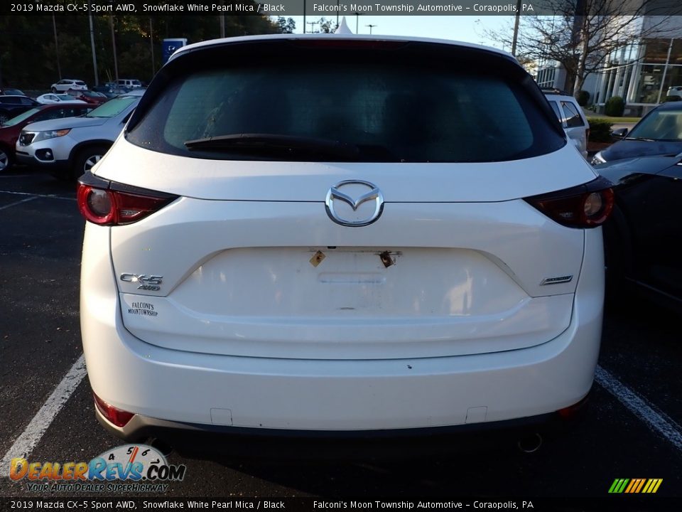 2019 Mazda CX-5 Sport AWD Snowflake White Pearl Mica / Black Photo #3