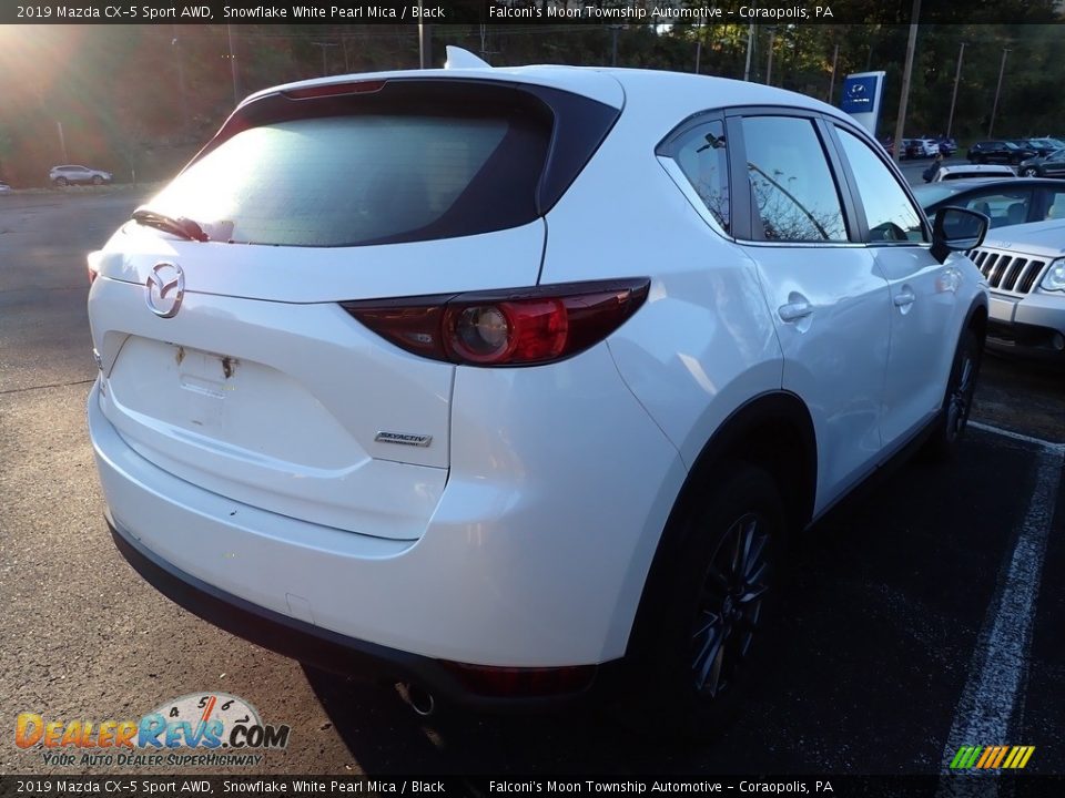 2019 Mazda CX-5 Sport AWD Snowflake White Pearl Mica / Black Photo #4