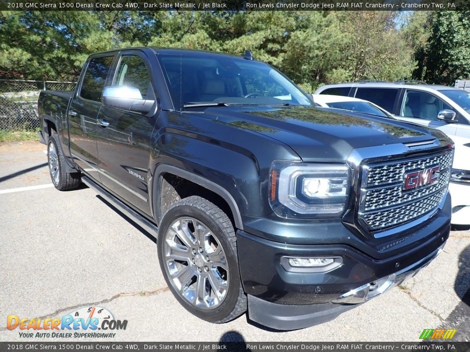 2018 GMC Sierra 1500 Denali Crew Cab 4WD Dark Slate Metallic / Jet Black Photo #2