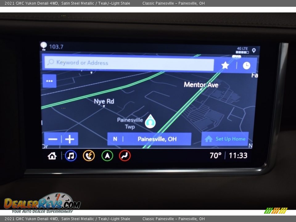 Navigation of 2021 GMC Yukon Denali 4WD Photo #14