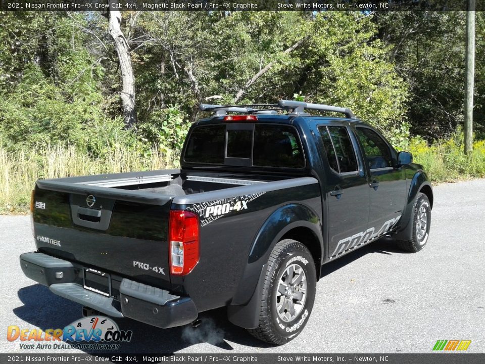 2021 Nissan Frontier Pro-4X Crew Cab 4x4 Magnetic Black Pearl / Pro-4X Graphite Photo #7