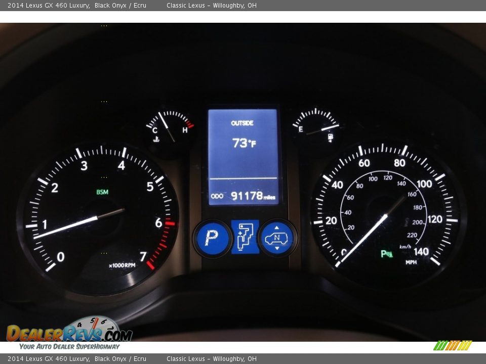 2014 Lexus GX 460 Luxury Gauges Photo #8