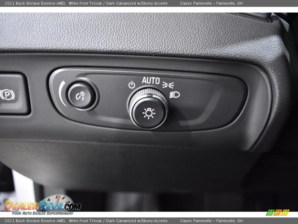 2021 Buick Enclave Essence AWD White Frost Tricoat / Dark Galvanized w/Ebony Accents Photo #10