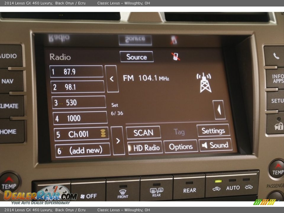 Audio System of 2014 Lexus GX 460 Luxury Photo #12