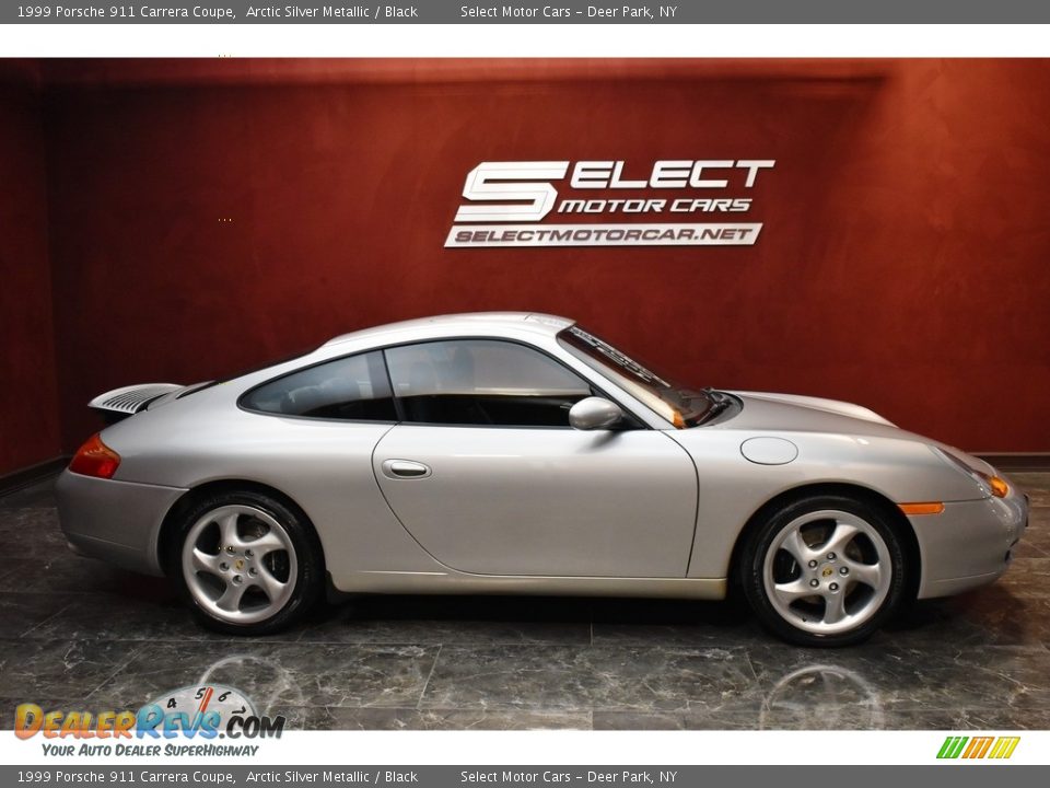 1999 Porsche 911 Carrera Coupe Arctic Silver Metallic / Black Photo #4