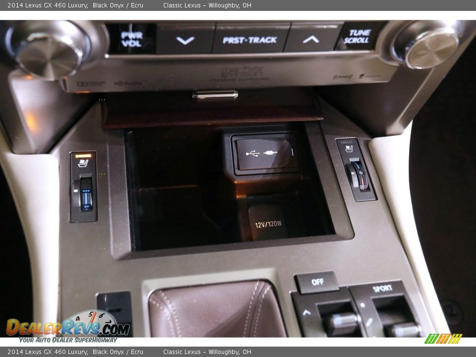 2014 Lexus GX 460 Luxury Black Onyx / Ecru Photo #18