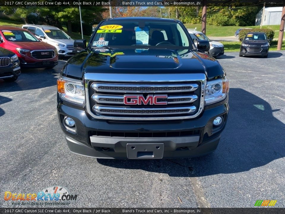 2017 GMC Canyon SLE Crew Cab 4x4 Onyx Black / Jet Black Photo #3