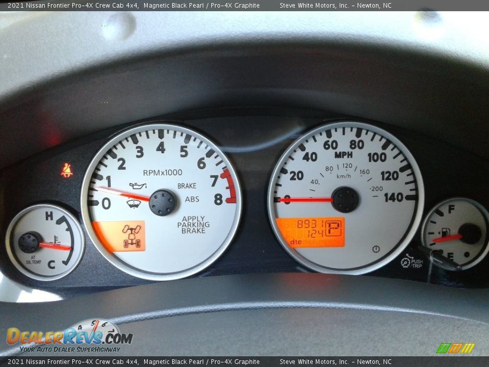 2021 Nissan Frontier Pro-4X Crew Cab 4x4 Gauges Photo #21