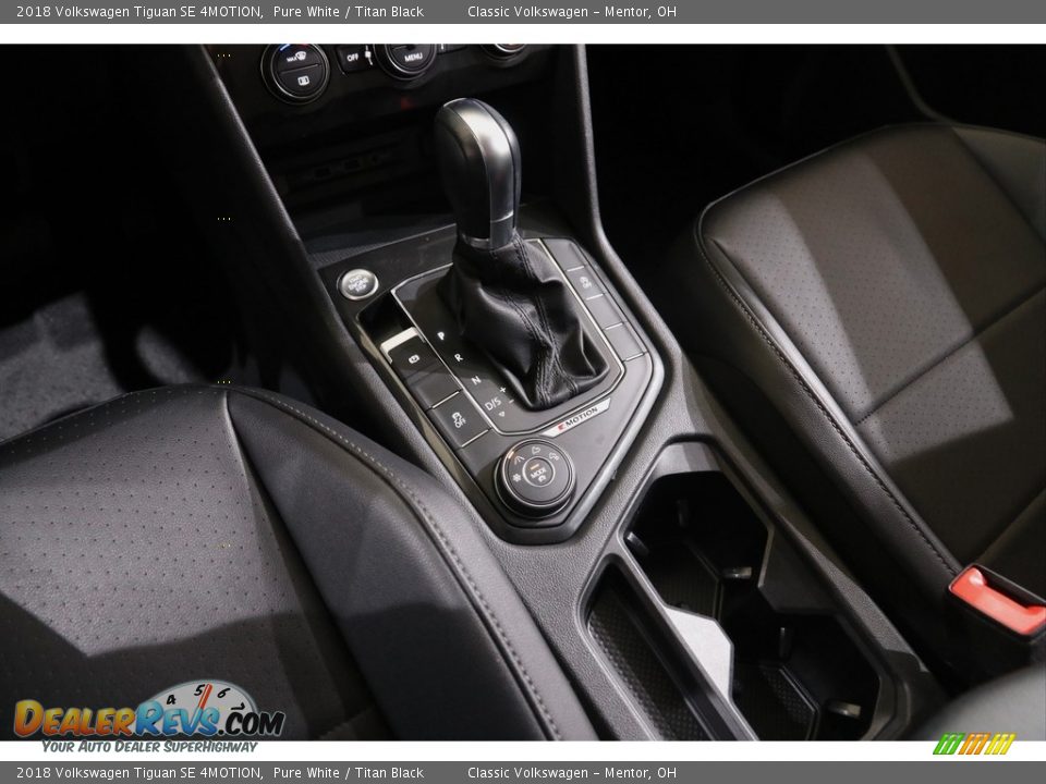 2018 Volkswagen Tiguan SE 4MOTION Pure White / Titan Black Photo #13