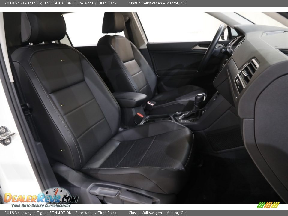 2018 Volkswagen Tiguan SE 4MOTION Pure White / Titan Black Photo #14