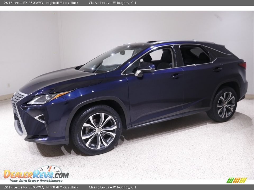 2017 Lexus RX 350 AWD Nightfall Mica / Black Photo #3