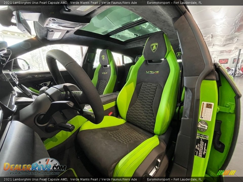 Front Seat of 2021 Lamborghini Urus Pearl Capsule AWD Photo #3