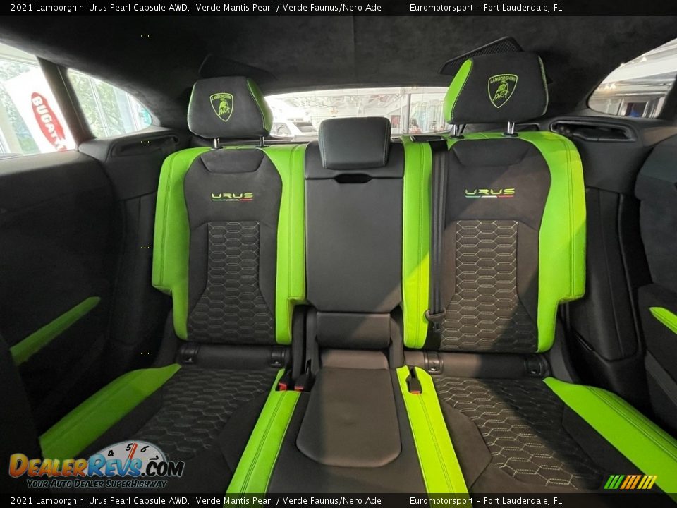 Rear Seat of 2021 Lamborghini Urus Pearl Capsule AWD Photo #4