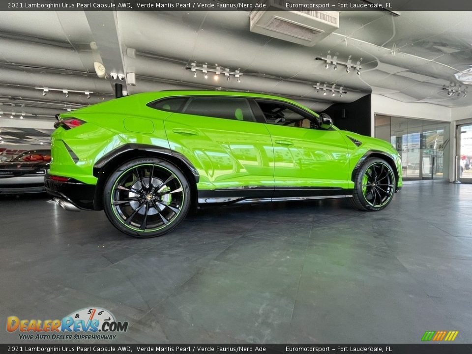 2021 Lamborghini Urus Pearl Capsule AWD Verde Mantis Pearl / Verde Faunus/Nero Ade Photo #7