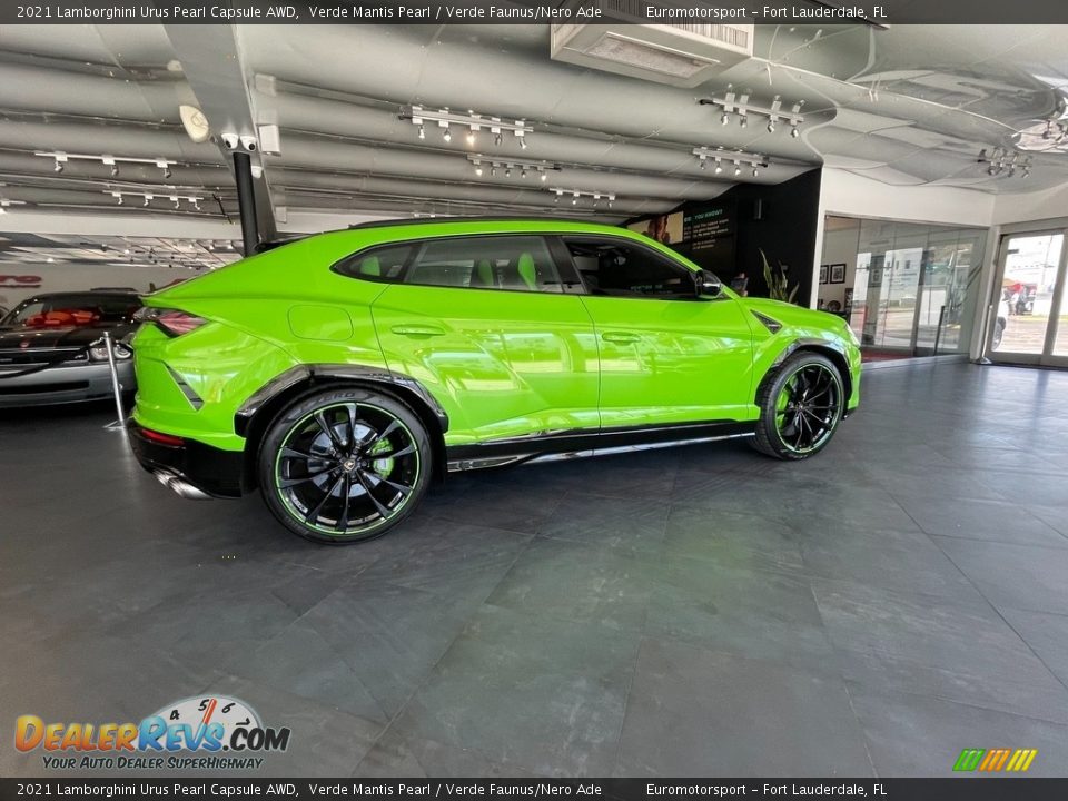 2021 Lamborghini Urus Pearl Capsule AWD Verde Mantis Pearl / Verde Faunus/Nero Ade Photo #8
