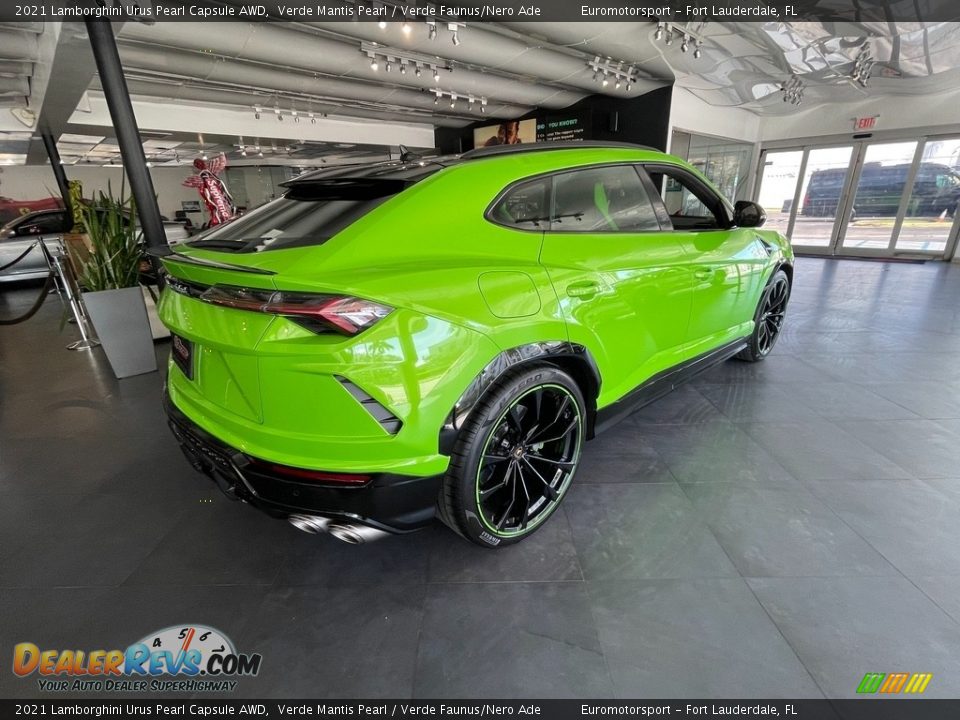 2021 Lamborghini Urus Pearl Capsule AWD Verde Mantis Pearl / Verde Faunus/Nero Ade Photo #9