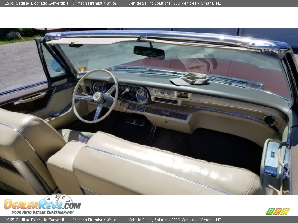 White Interior - 1965 Cadillac Eldorado Convertible Photo #3