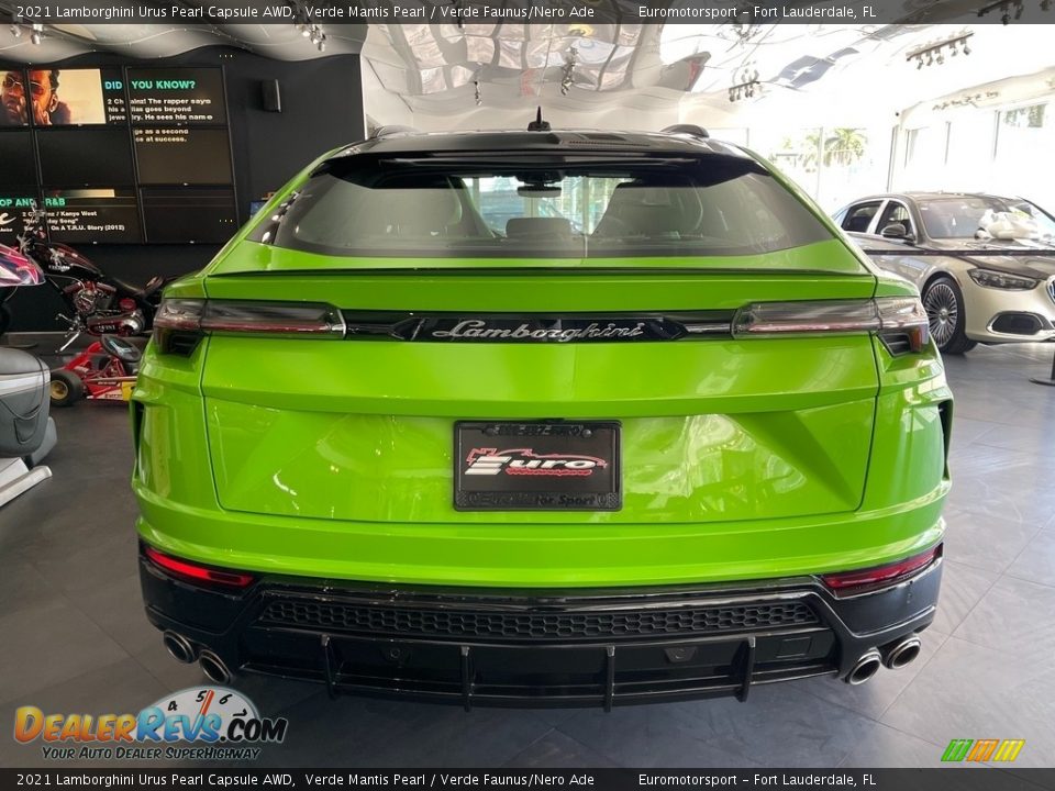 2021 Lamborghini Urus Pearl Capsule AWD Verde Mantis Pearl / Verde Faunus/Nero Ade Photo #12