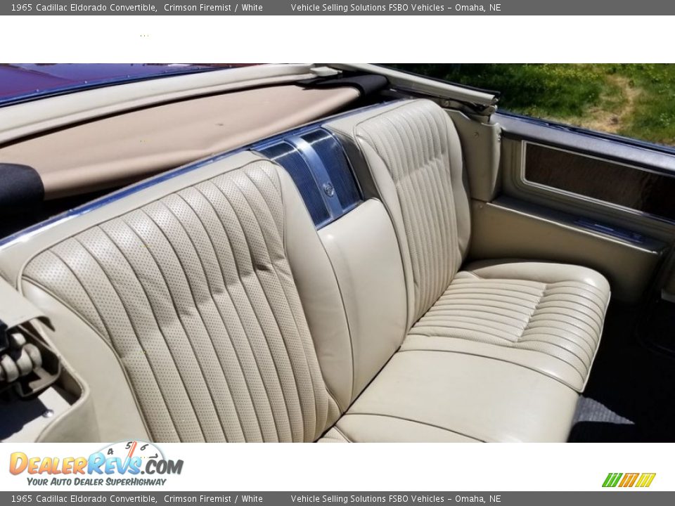 Rear Seat of 1965 Cadillac Eldorado Convertible Photo #5
