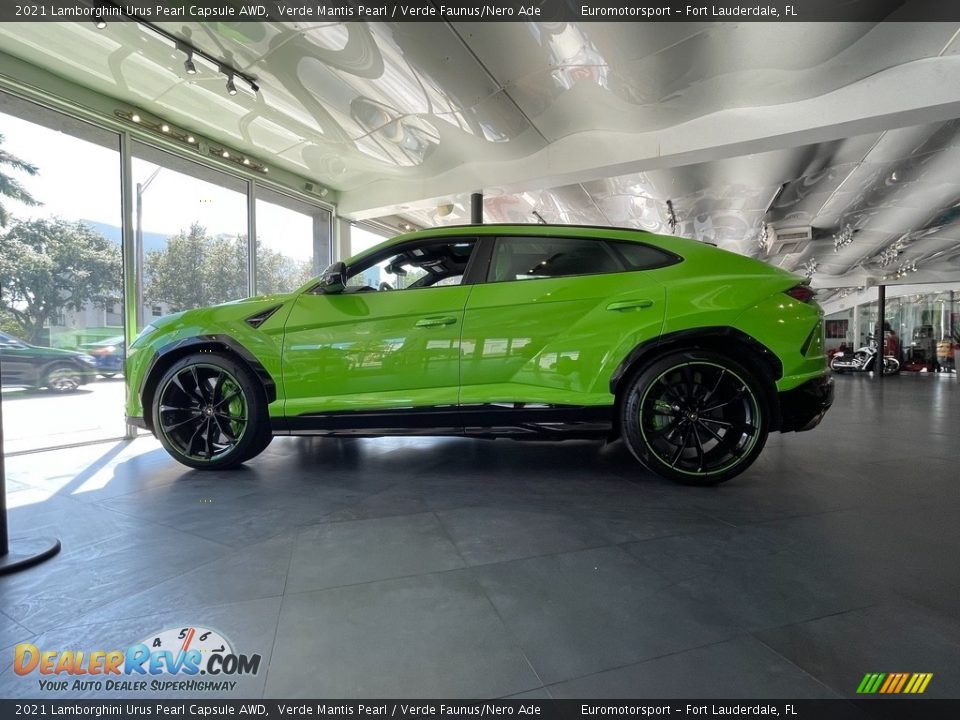 2021 Lamborghini Urus Pearl Capsule AWD Verde Mantis Pearl / Verde Faunus/Nero Ade Photo #14