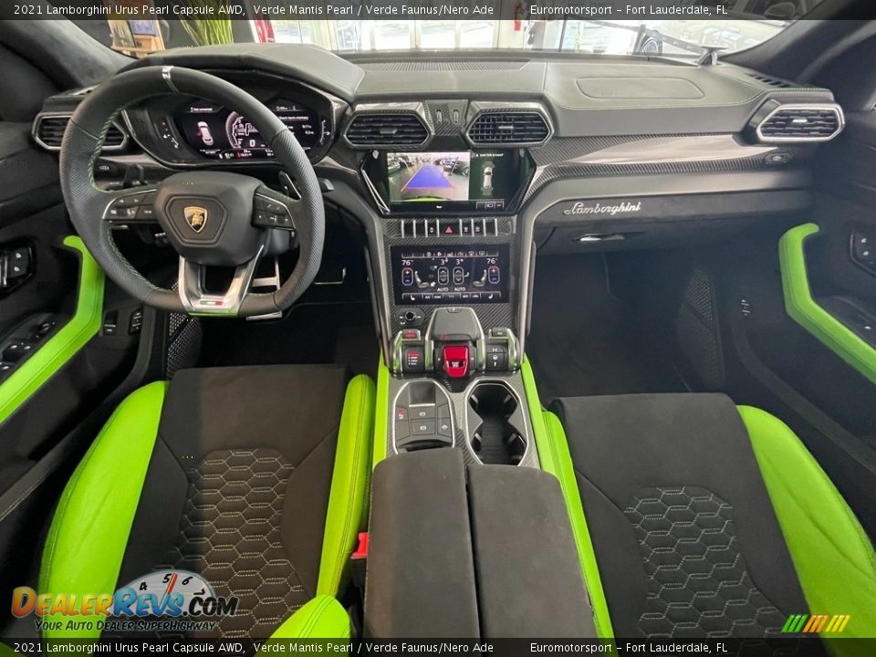Verde Faunus/Nero Ade Interior - 2021 Lamborghini Urus Pearl Capsule AWD Photo #20