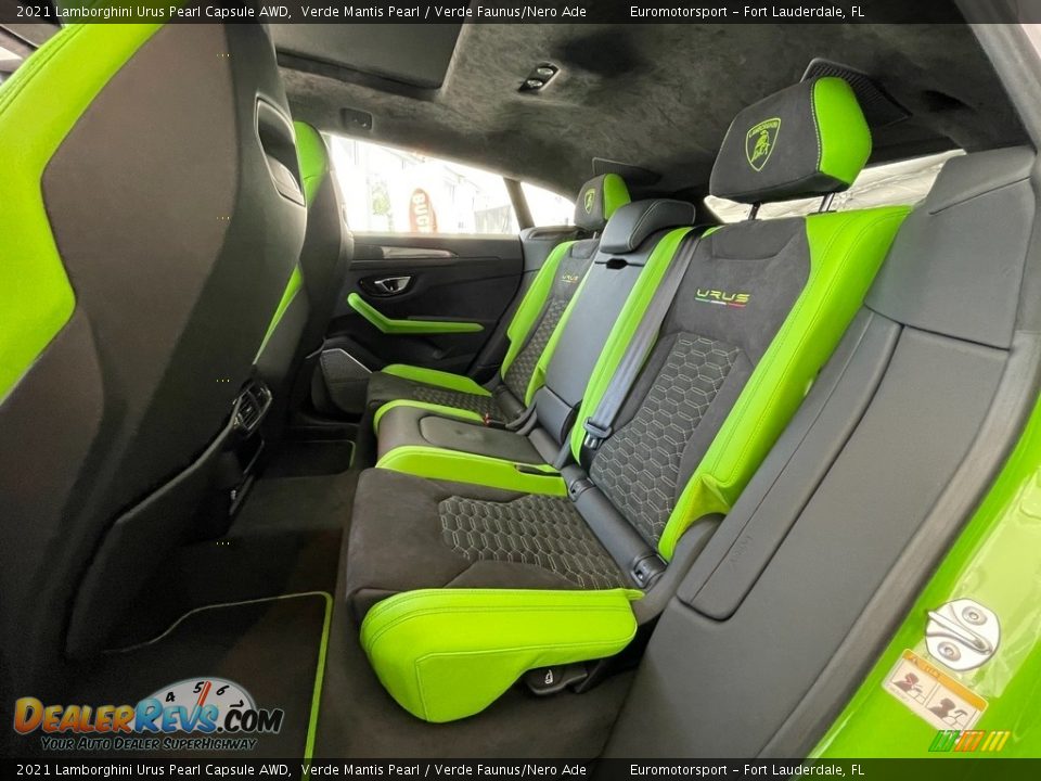 Rear Seat of 2021 Lamborghini Urus Pearl Capsule AWD Photo #21