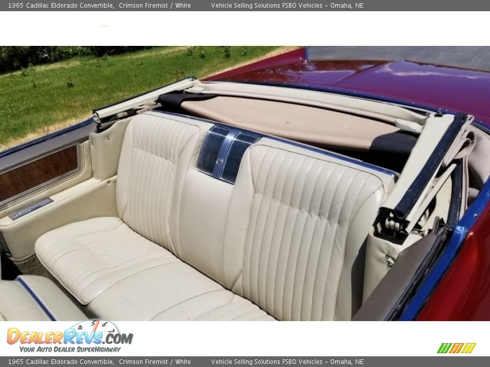 Rear Seat of 1965 Cadillac Eldorado Convertible Photo #18