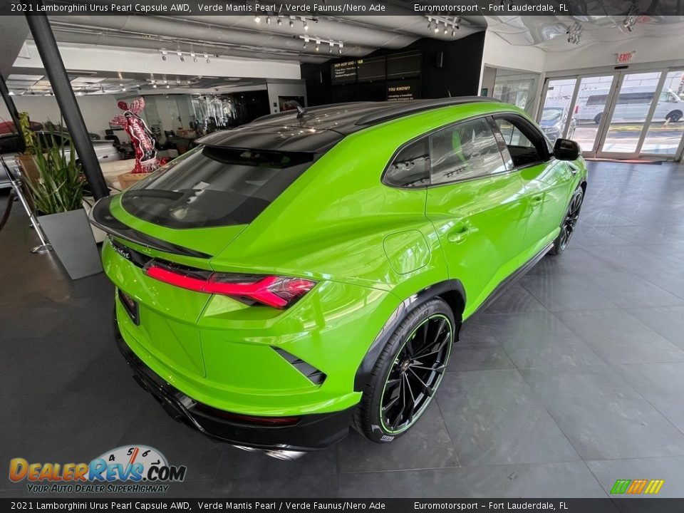 2021 Lamborghini Urus Pearl Capsule AWD Verde Mantis Pearl / Verde Faunus/Nero Ade Photo #28