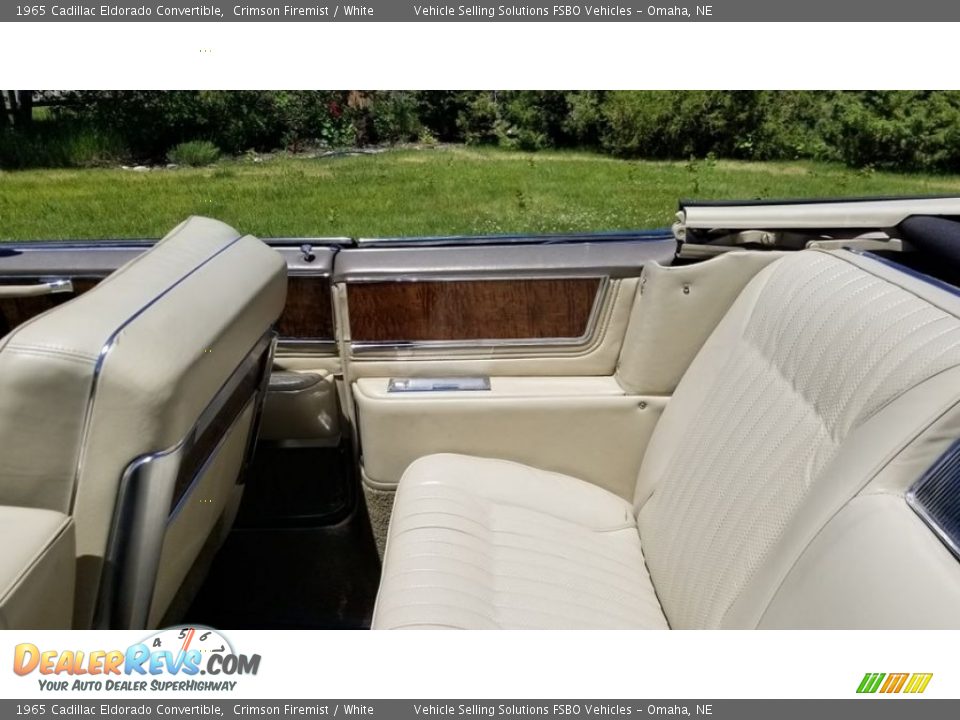 Rear Seat of 1965 Cadillac Eldorado Convertible Photo #20