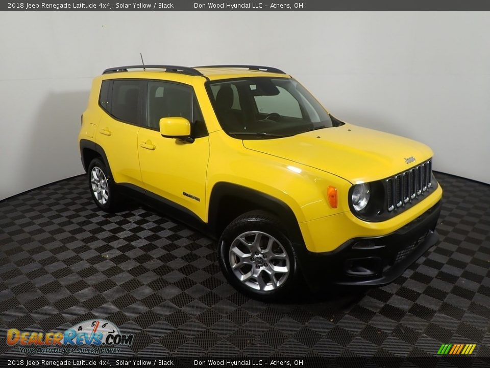 2018 Jeep Renegade Latitude 4x4 Solar Yellow / Black Photo #3