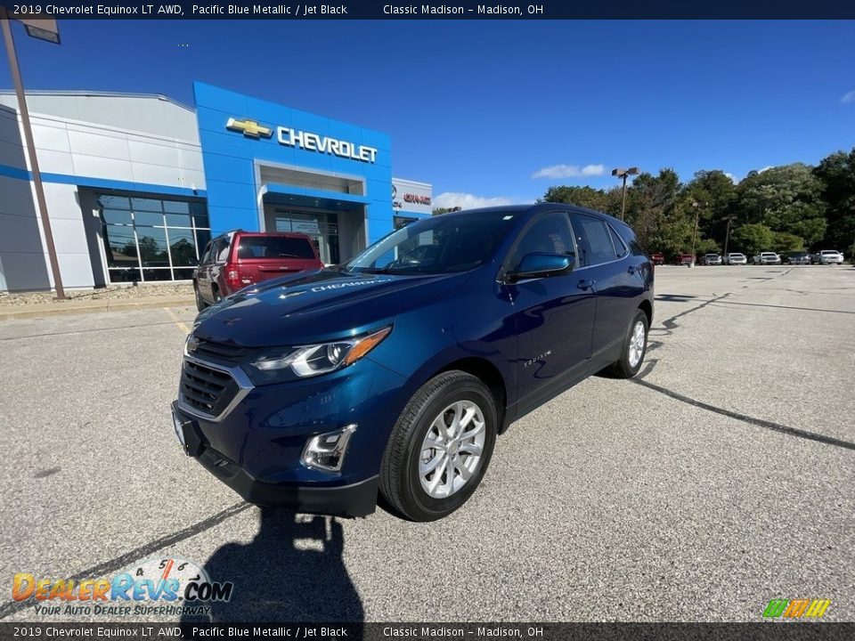 2019 Chevrolet Equinox LT AWD Pacific Blue Metallic / Jet Black Photo #1