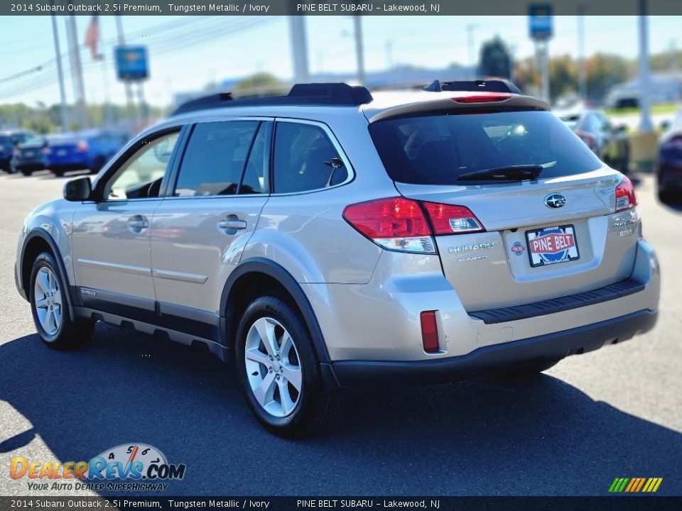 2014 Subaru Outback 2.5i Premium Tungsten Metallic / Ivory Photo #16