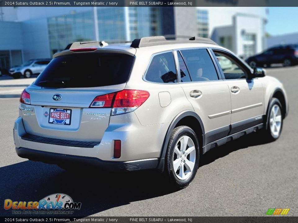 2014 Subaru Outback 2.5i Premium Tungsten Metallic / Ivory Photo #18