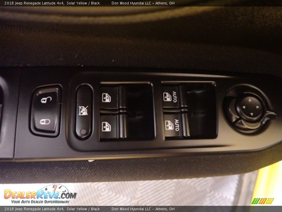 2018 Jeep Renegade Latitude 4x4 Solar Yellow / Black Photo #21