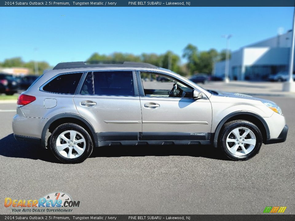 2014 Subaru Outback 2.5i Premium Tungsten Metallic / Ivory Photo #19