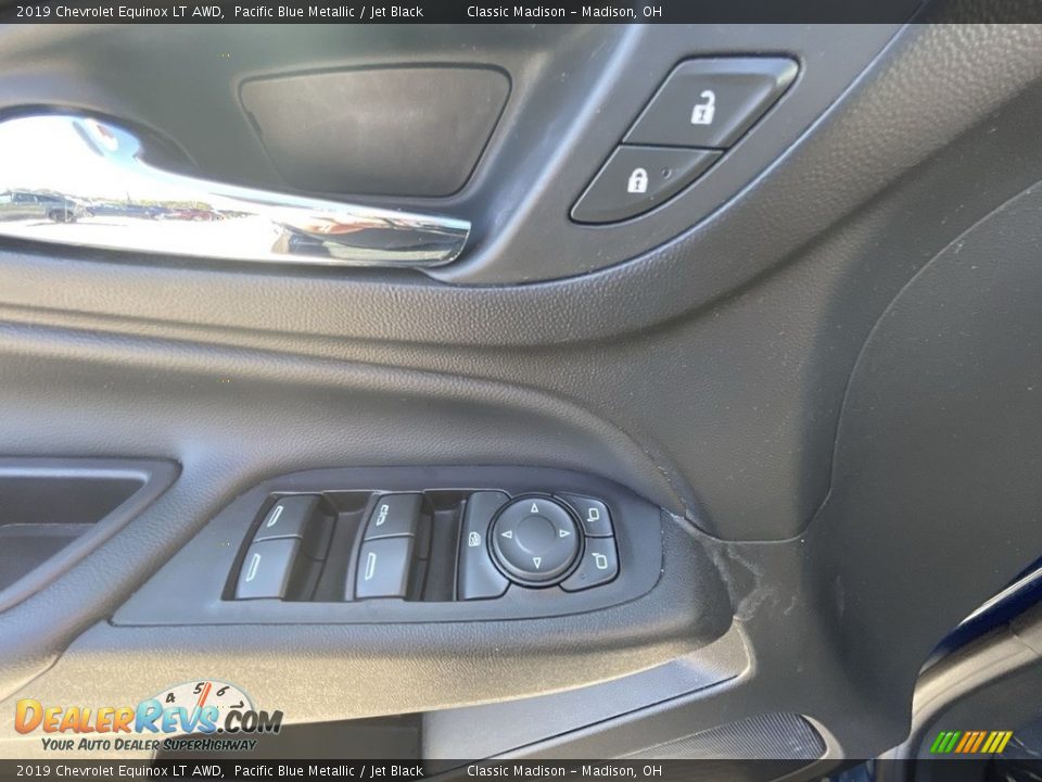 2019 Chevrolet Equinox LT AWD Pacific Blue Metallic / Jet Black Photo #9