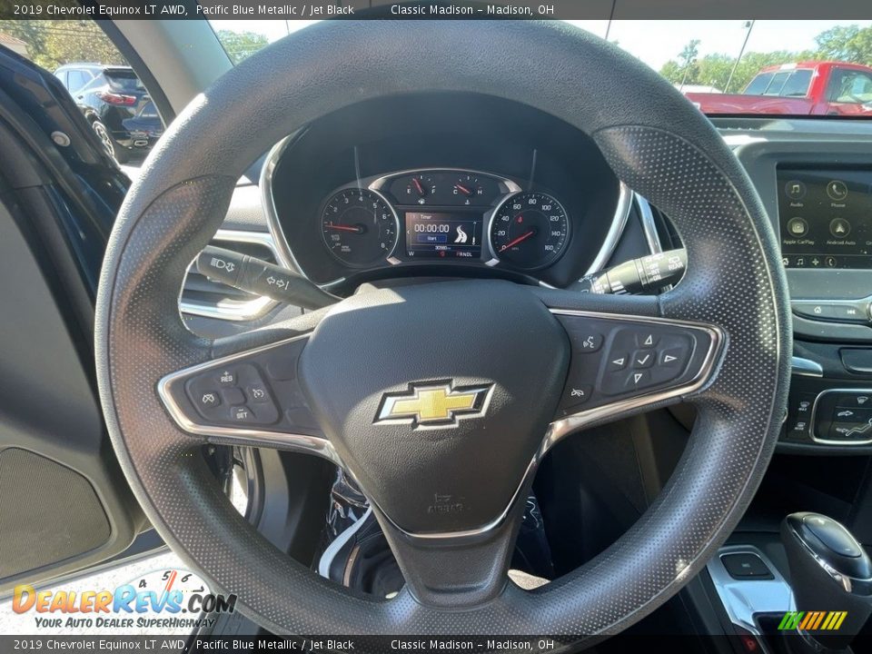 2019 Chevrolet Equinox LT AWD Pacific Blue Metallic / Jet Black Photo #10